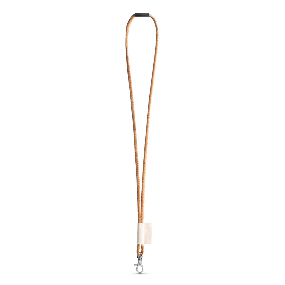 Set Lanyard Cork Long (Ø 5 Mm) With Hook Trigger Snap 9 Mm And Safety Lock Ø 5 Mm