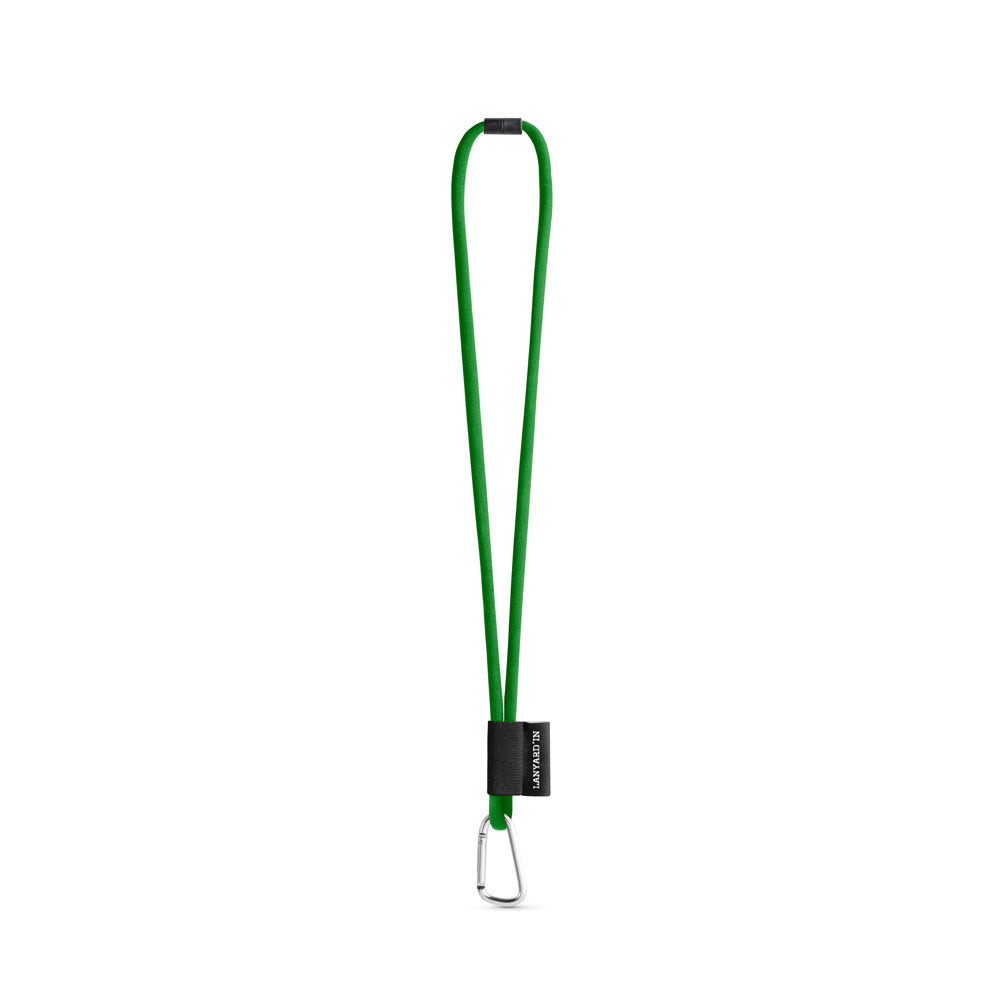 Set Lanyard Tube Long (Ø 7 Mm) With D-Shape Carabiner 55 Mm And Safety Lock Ø 7 Mm