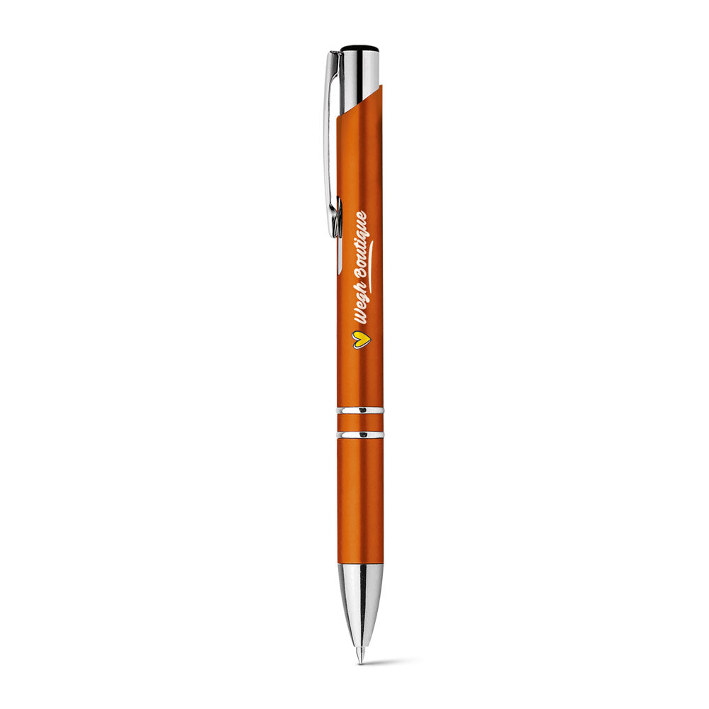 Beta Plastic. Abs Ball Pen With Metal Clip
