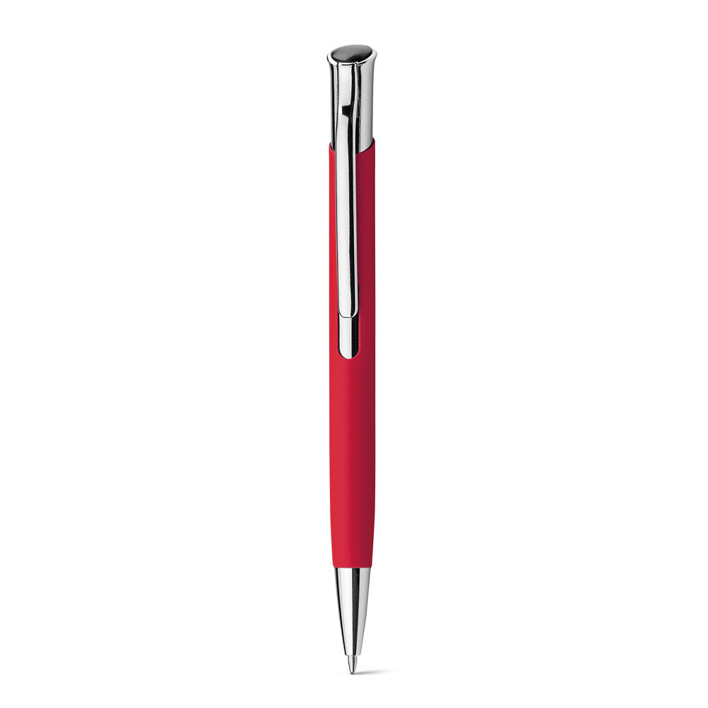 Olaf Soft. Aluminium Ball Pen With Rubber Finish