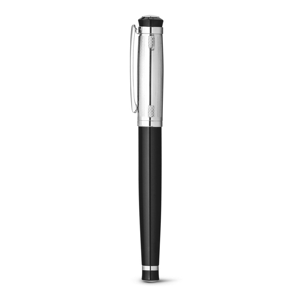 Orlando. Metal Rollerball And Ballpoint Pen Set With Clip
