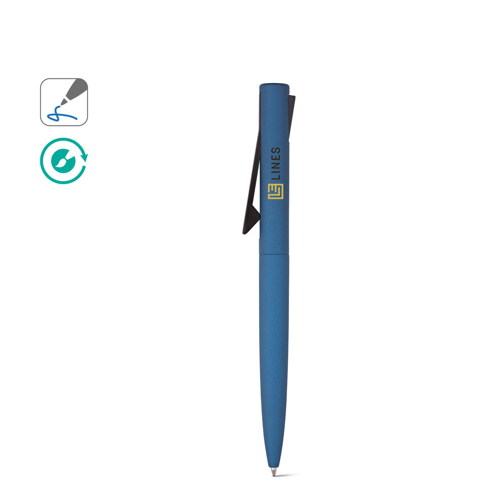 Convex. Recycled Aluminium (100% Ral) And Recycled Abs (100% Rabs) Ball Pen With Clip