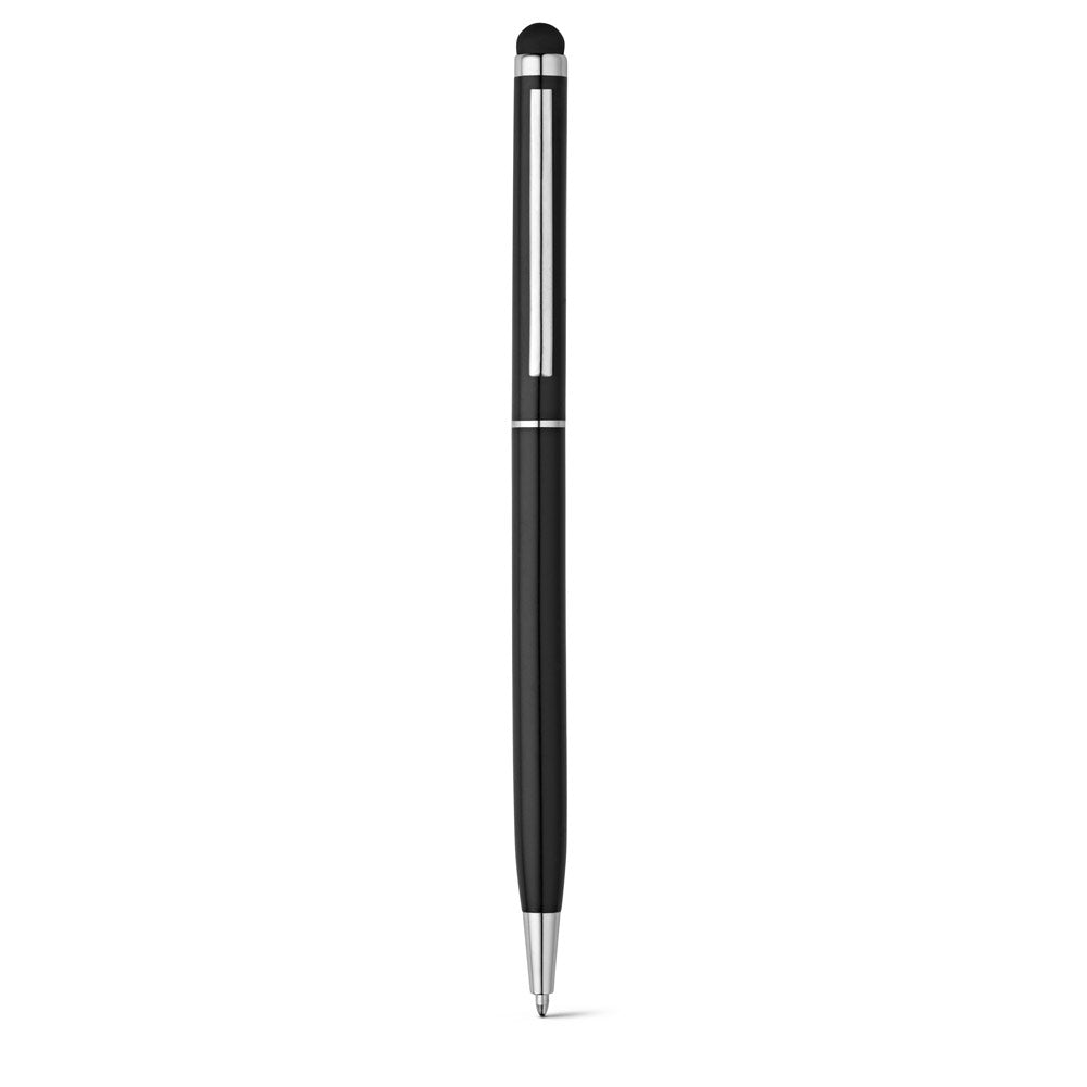 Zoe. Aluminium Ball Pen With Twist Mechanism And Touch Tip