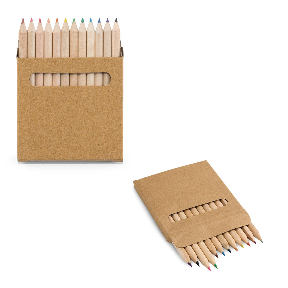 Coloured. Pencil Box With 12 Coloured Pencils