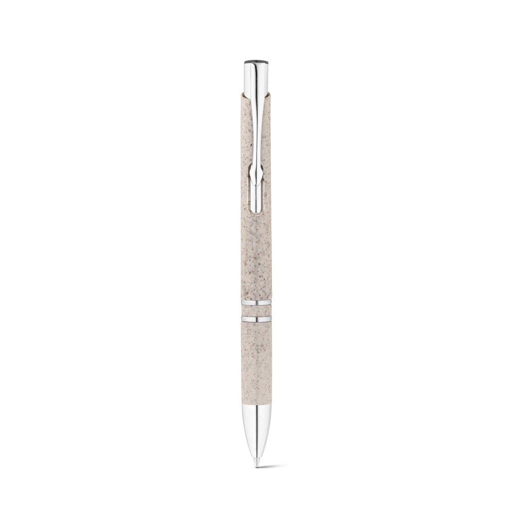 Beta Wheat. Straw Fibre And Abs Ball Pen With Clip