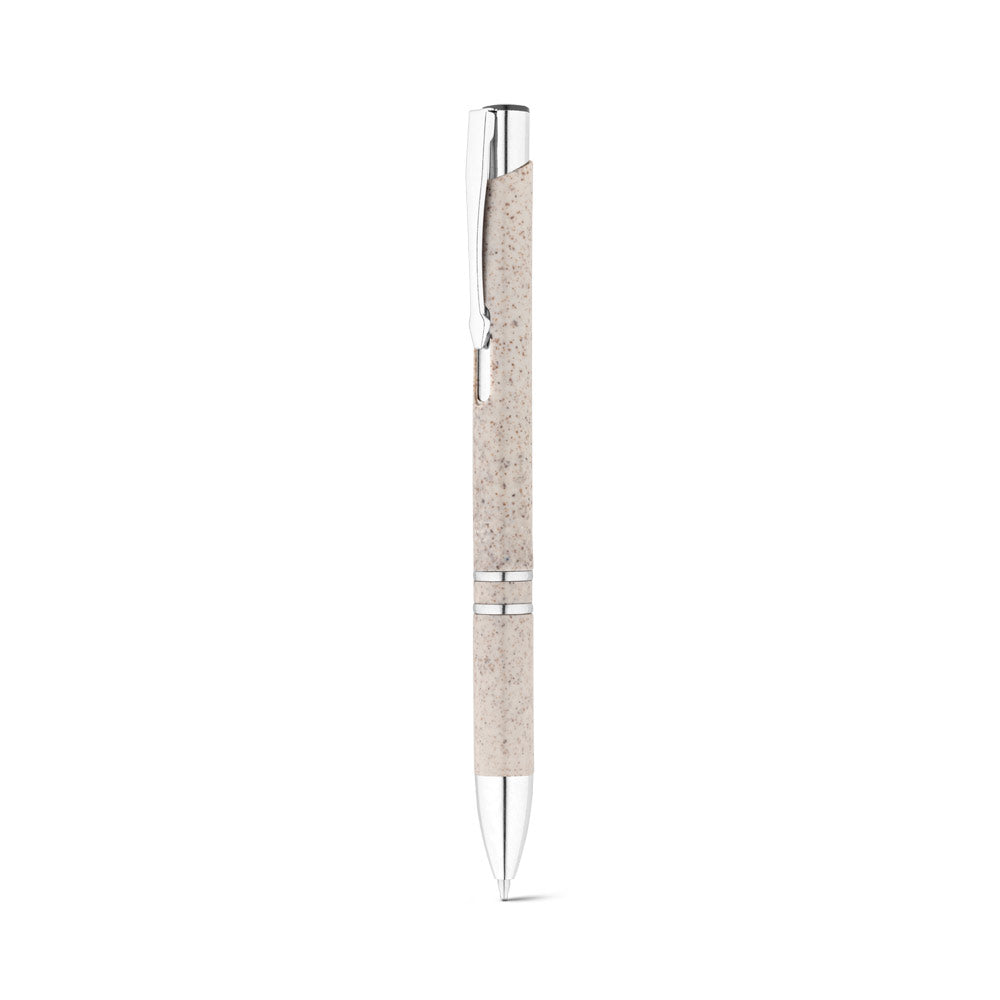 Beta Wheat. Straw Fibre And Abs Ball Pen With Clip