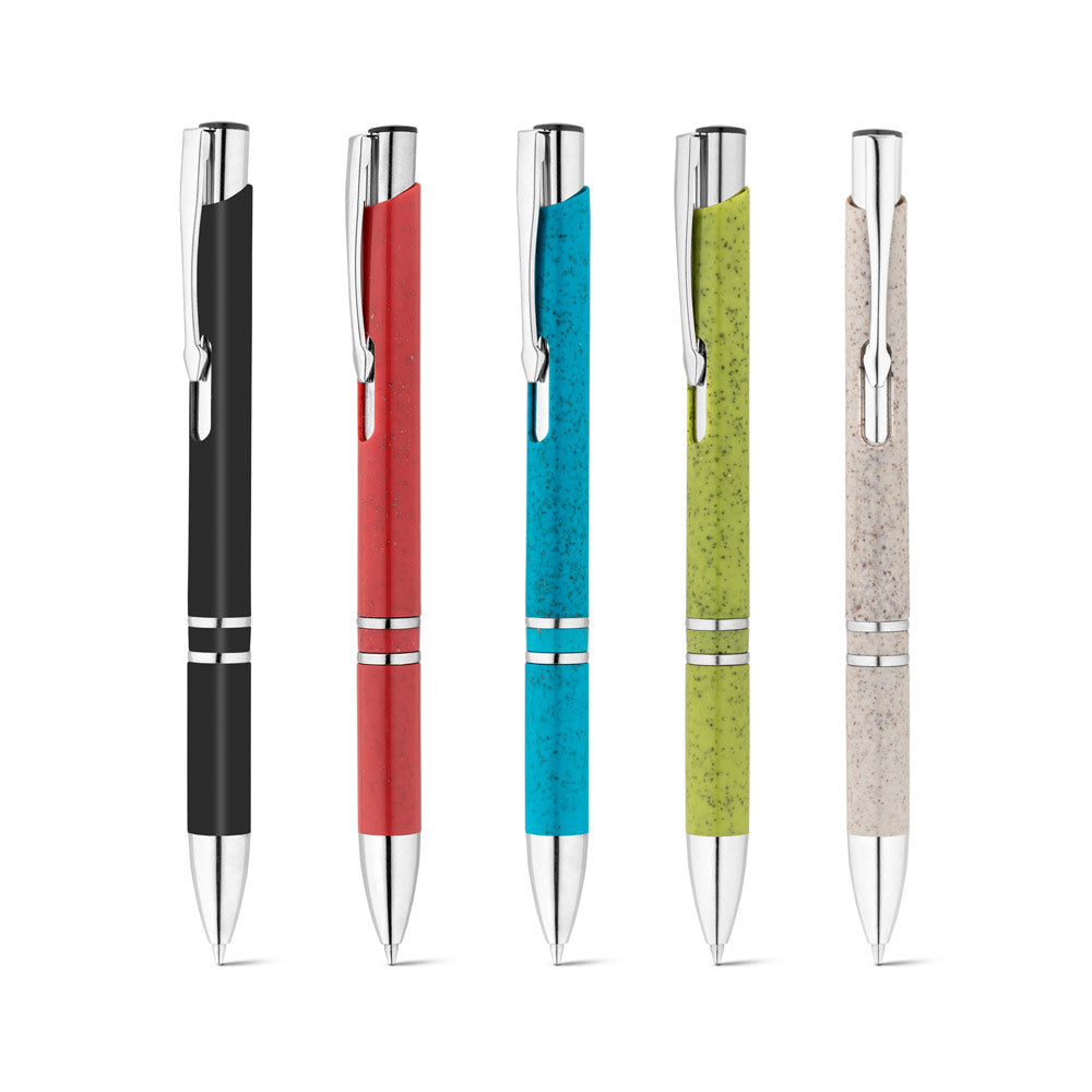 Beta Wheat. Straw Fibre And Abs Ball Pen With Clip