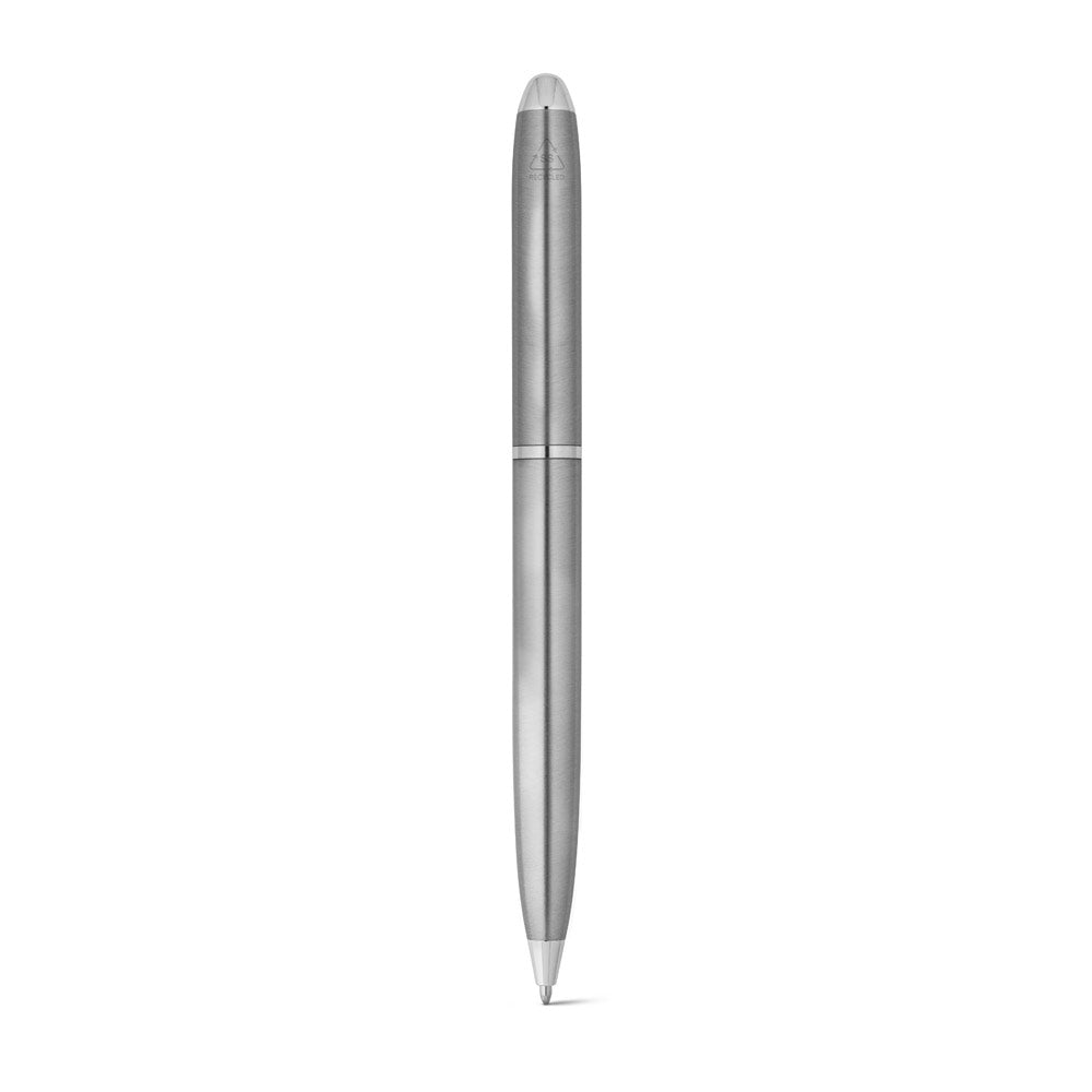 Chris. Ballpoint Pen With Stainless Steel Body (53% Rss) With Clip
