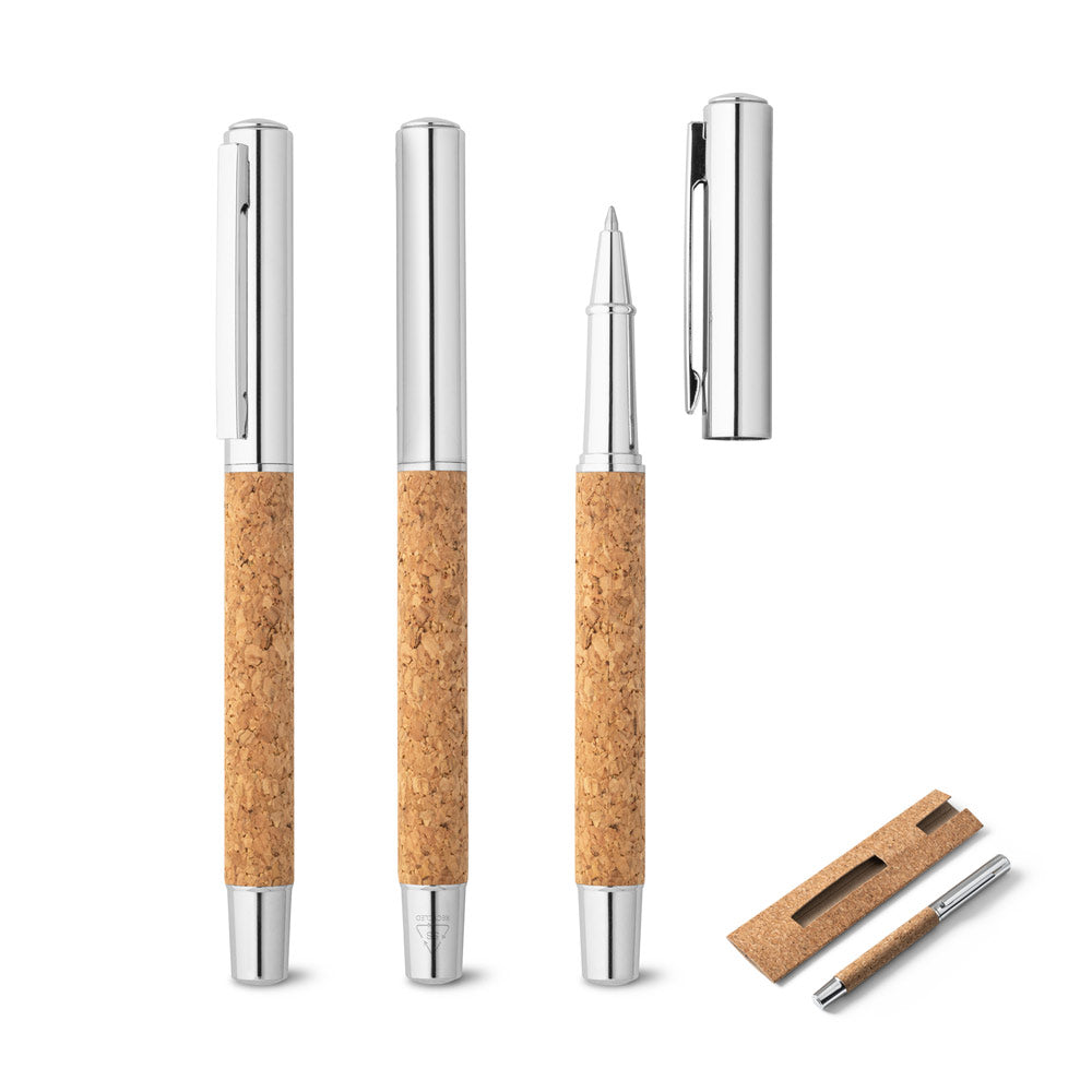 Andrew. Roller With Stainless Steel Body (90% Rss) And Cork With Clip