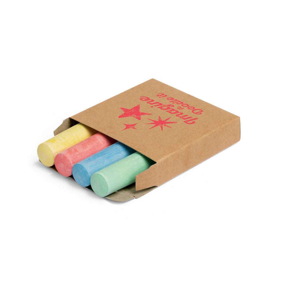 Parrot. Pack Of 4 Chalk Sticks