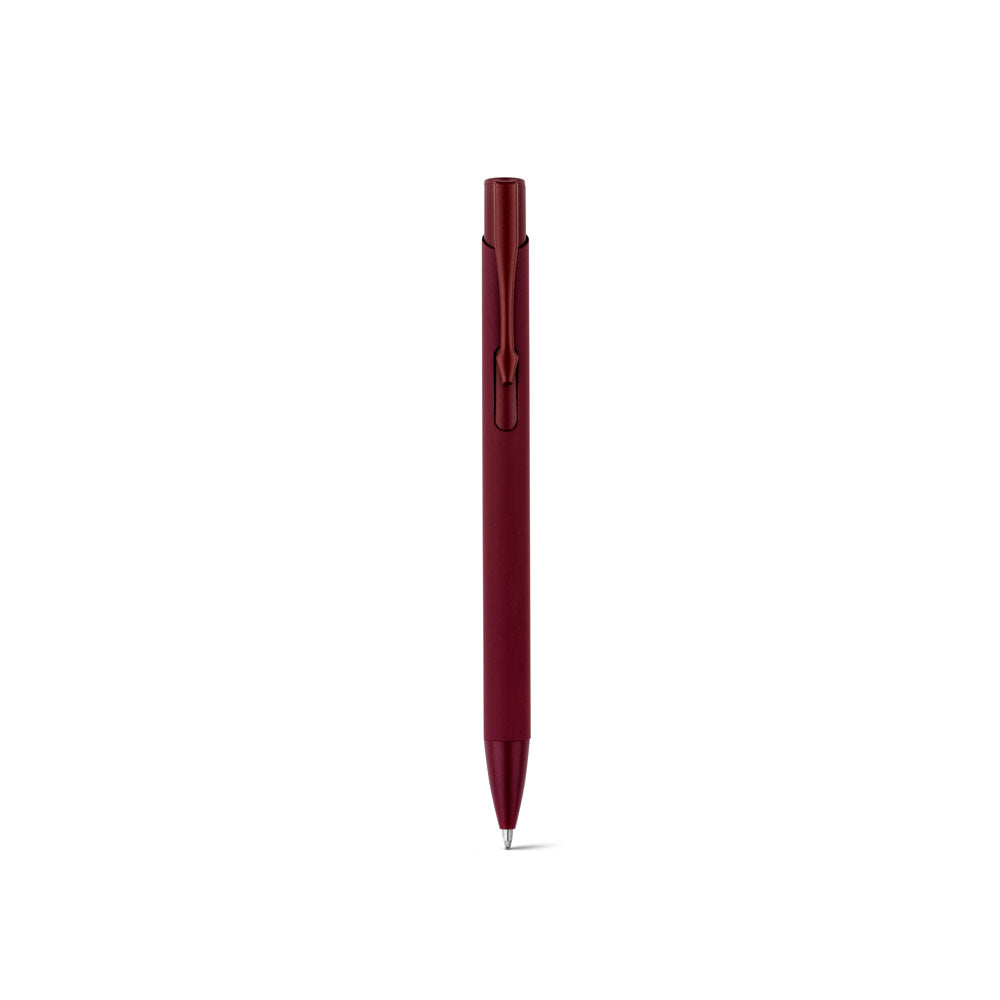 Clint. Recycled Aluminium (100% Ral) Ballpoint Pen With Rubber Finish