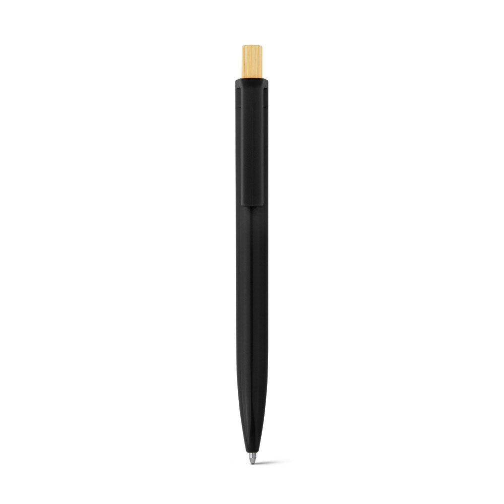 Zara. Recycled Abs (100% Rabs) Ballpoint Pen With Bamboo Button