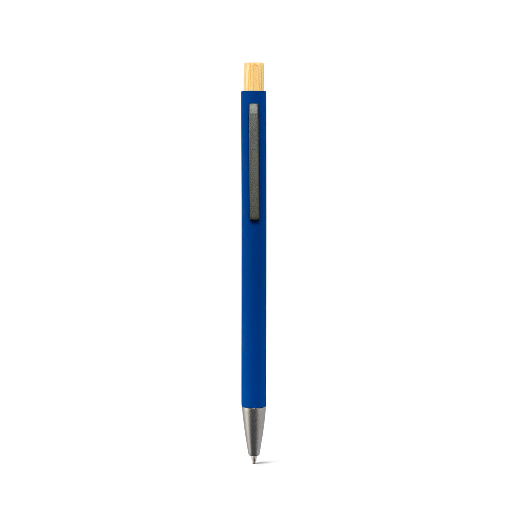 Zylen. Ballpoint Pen In Recycled Aluminum (100% Ral), With Rubber Finish