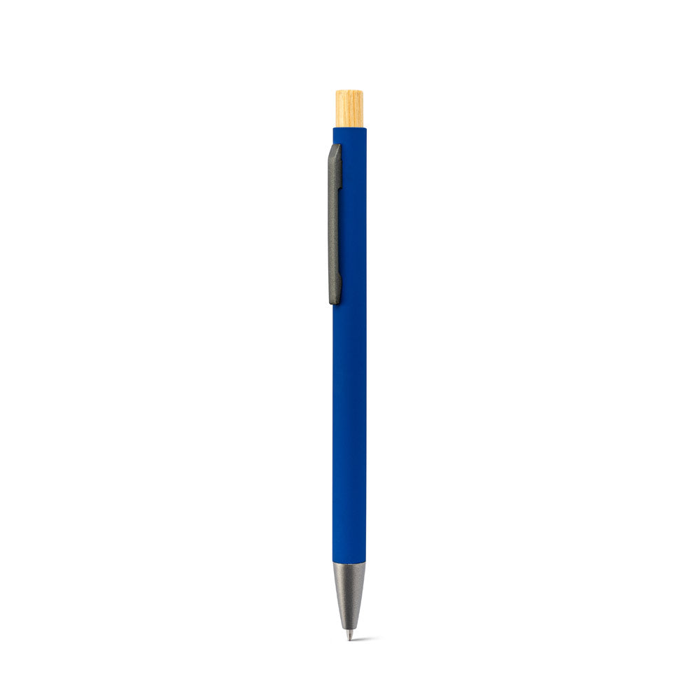 Zylen. Ballpoint Pen In Recycled Aluminum (100% Ral), With Rubber Finish