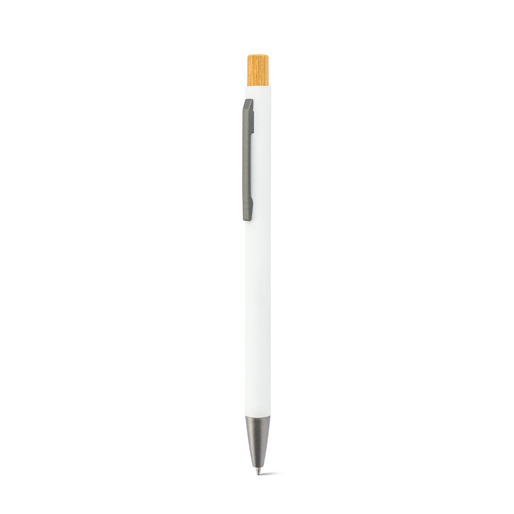 Zylen. Ballpoint Pen In Recycled Aluminum (100% Ral), With Rubber Finish