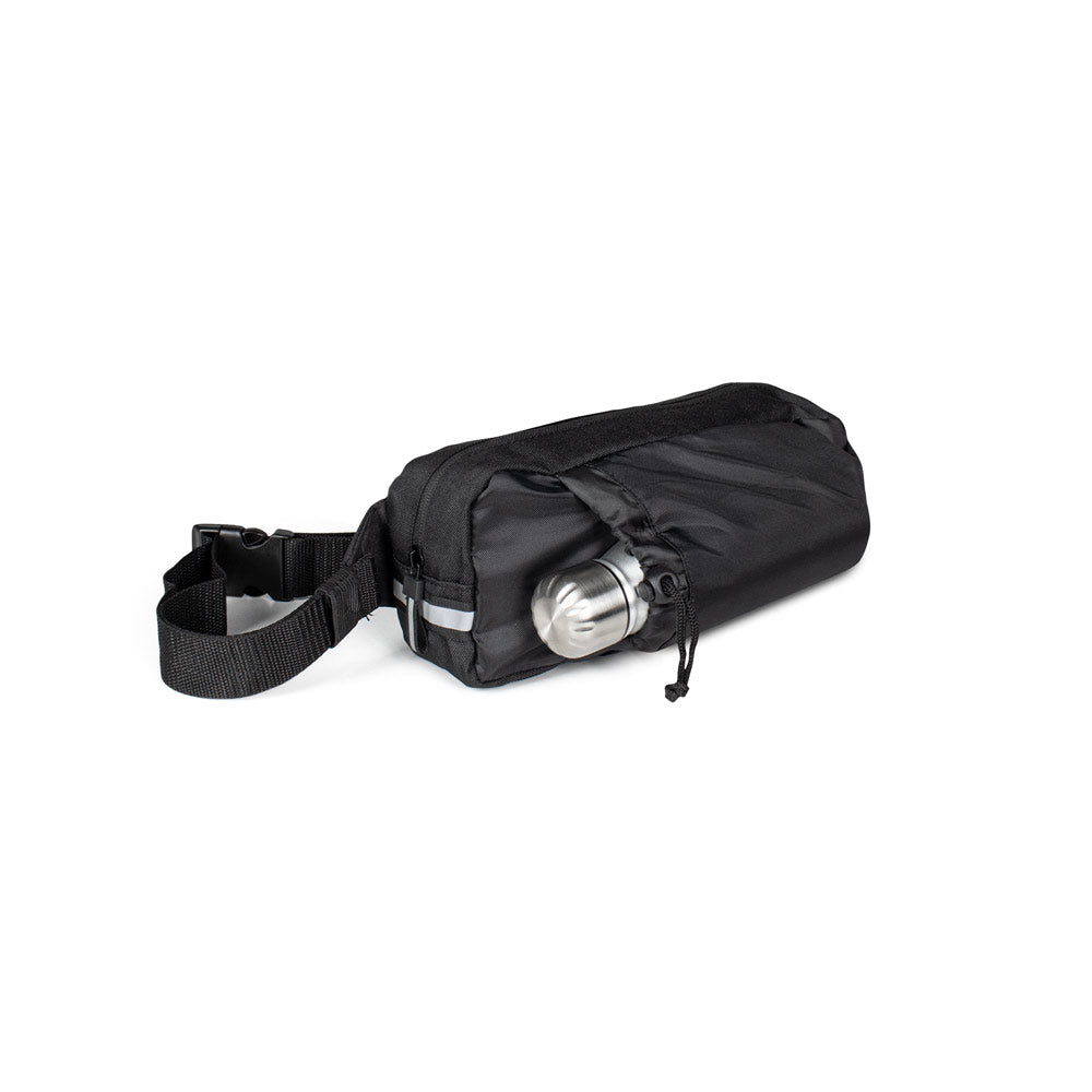 Delfos Pouch Shiny. 300D Recycled Polyester (Shiny Finish) And 600D Recycled Polyester Waist Bag With Reflective Elements