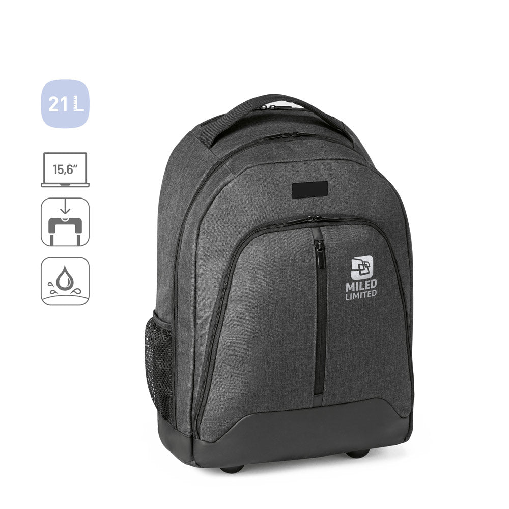 Eindhoven. Trolley Backpack For Laptop 15'6'' In 600D High-Density Polyester