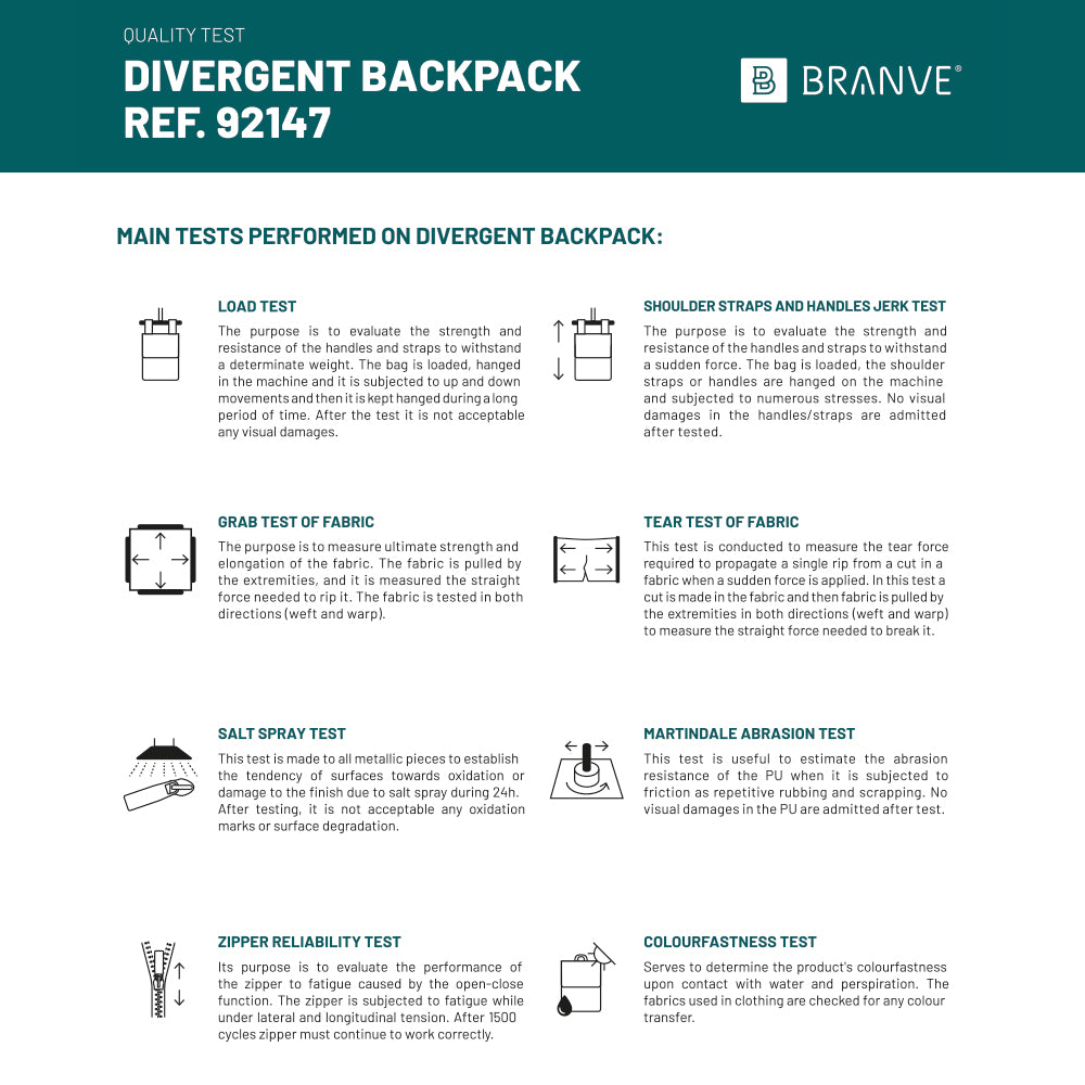 Divergent Backpack Ii. Backpack For Laptop Up To 15'6'' In Fabric And Pu