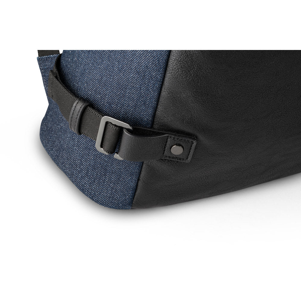 Divergent Backpack I. 15'6" Laptop Backpack In Denim And Pu