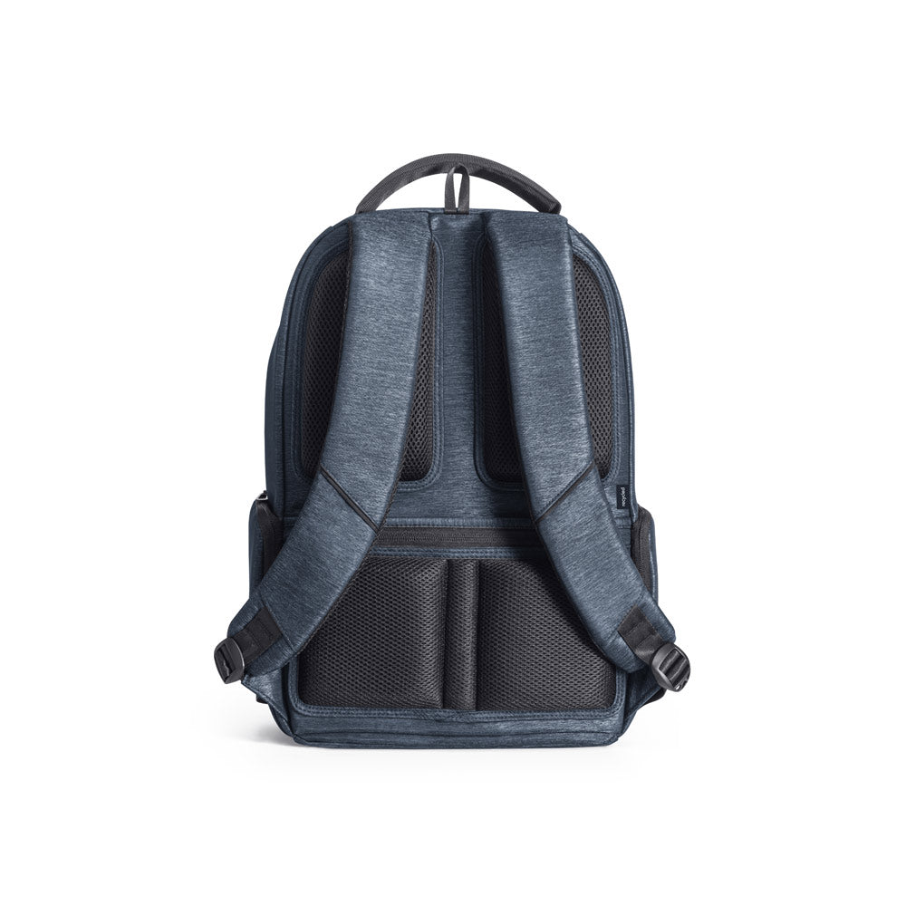 Re-Boston. Water-Resistant 2Tone Recycled Nylon Laptop Backpack With 210D Compartment