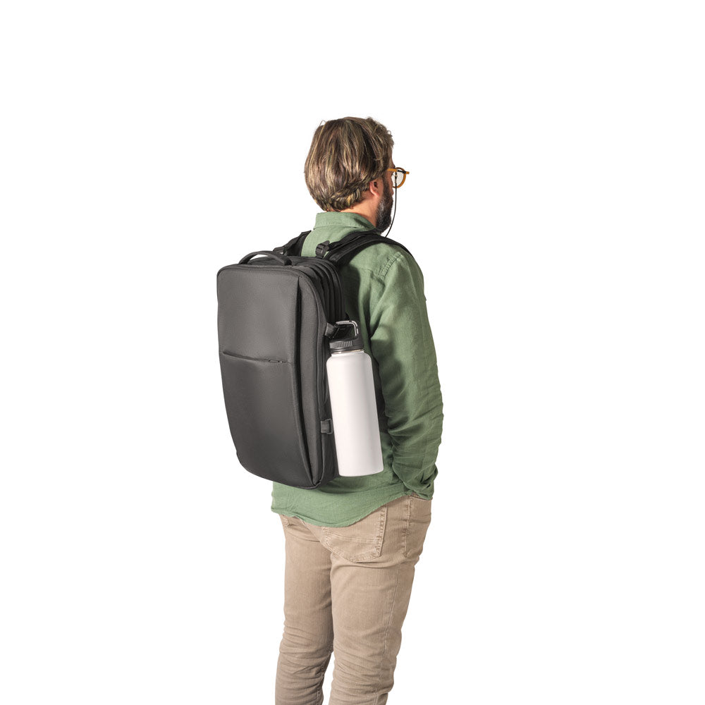 Dallas. High-Density Recycled 600D Polyester Travel Backpack For 17'3" Laptop