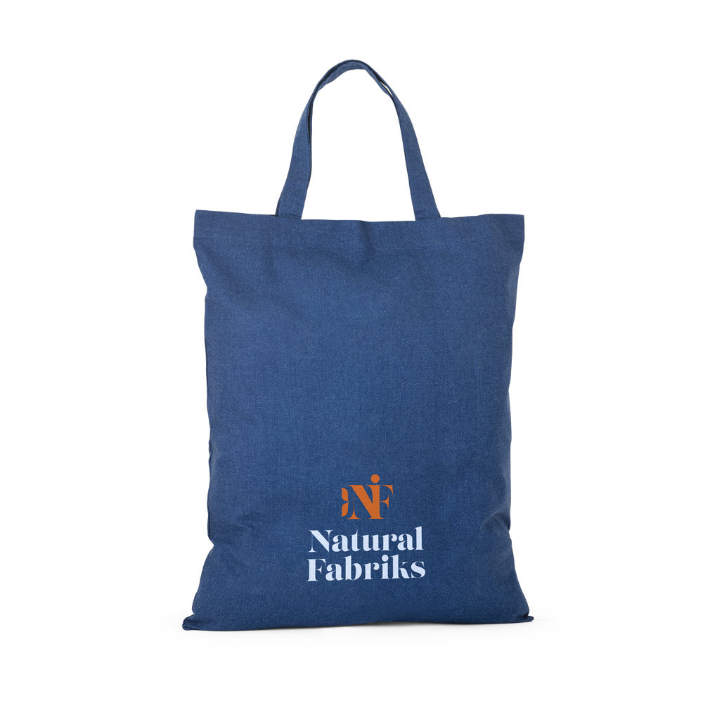 Siena. Foldable Bag In Cotton (50%), Recycled Cotton (30%) And Polyester (20% Rpet) (140 G/M²)