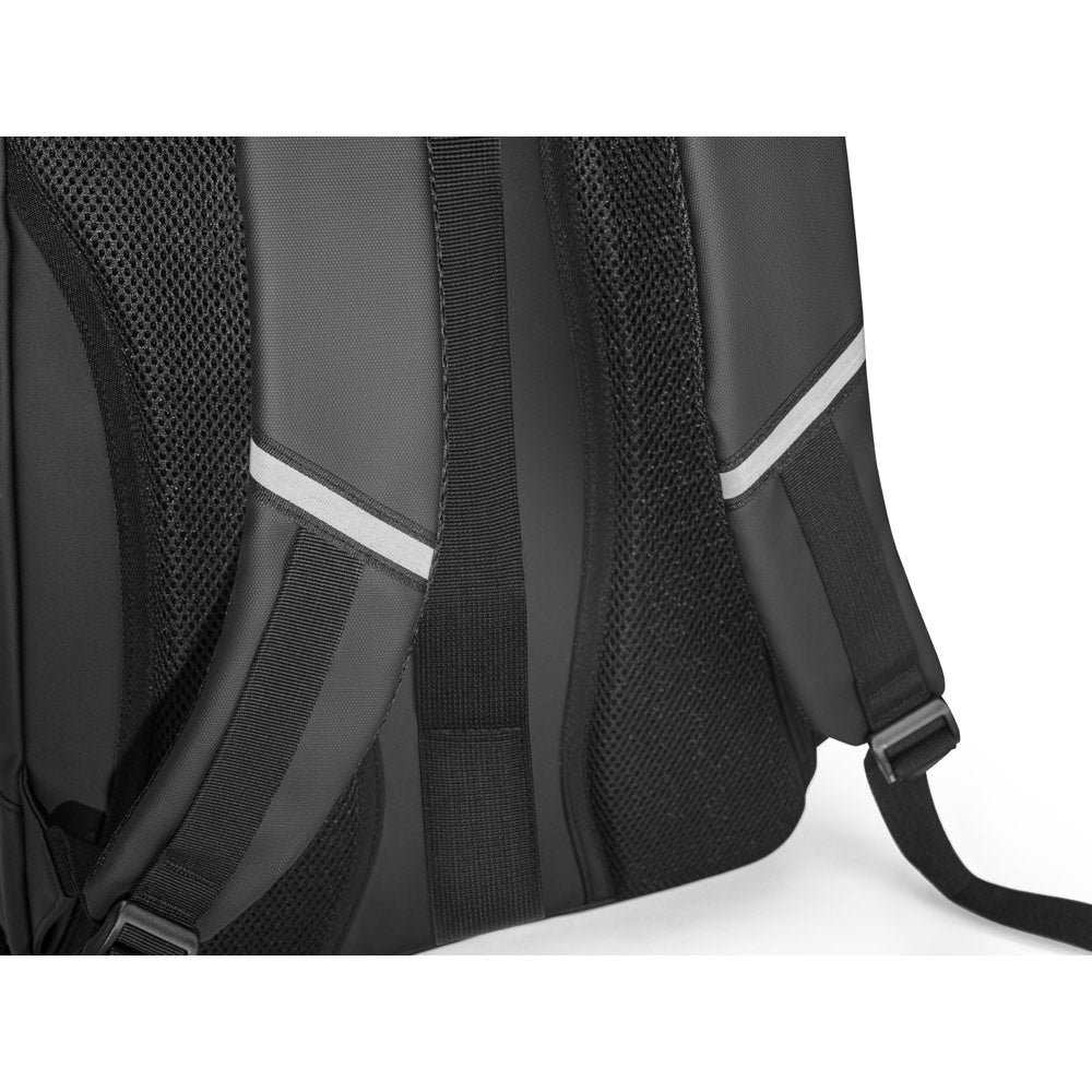 Kampala. Laptop Backpack In 900D, High-Density Recycled Polyester, With Water-Resistant Coating And 210D Recycled Polyester Lining 17'3"