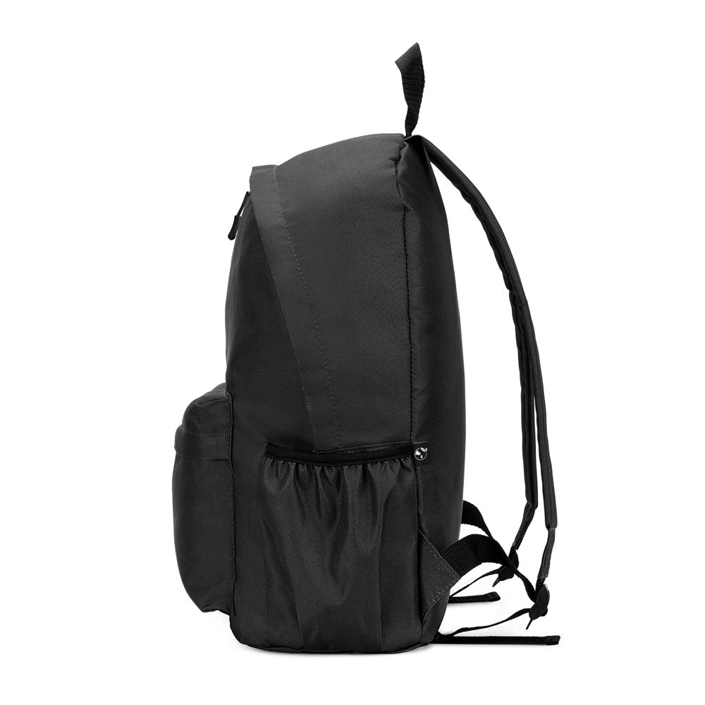Rosario. Classic Backpack With A Timeless Design In 600D Recycled Polyester