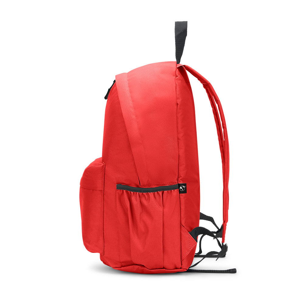 Rosario. Classic Backpack With A Timeless Design In 600D Recycled Polyester