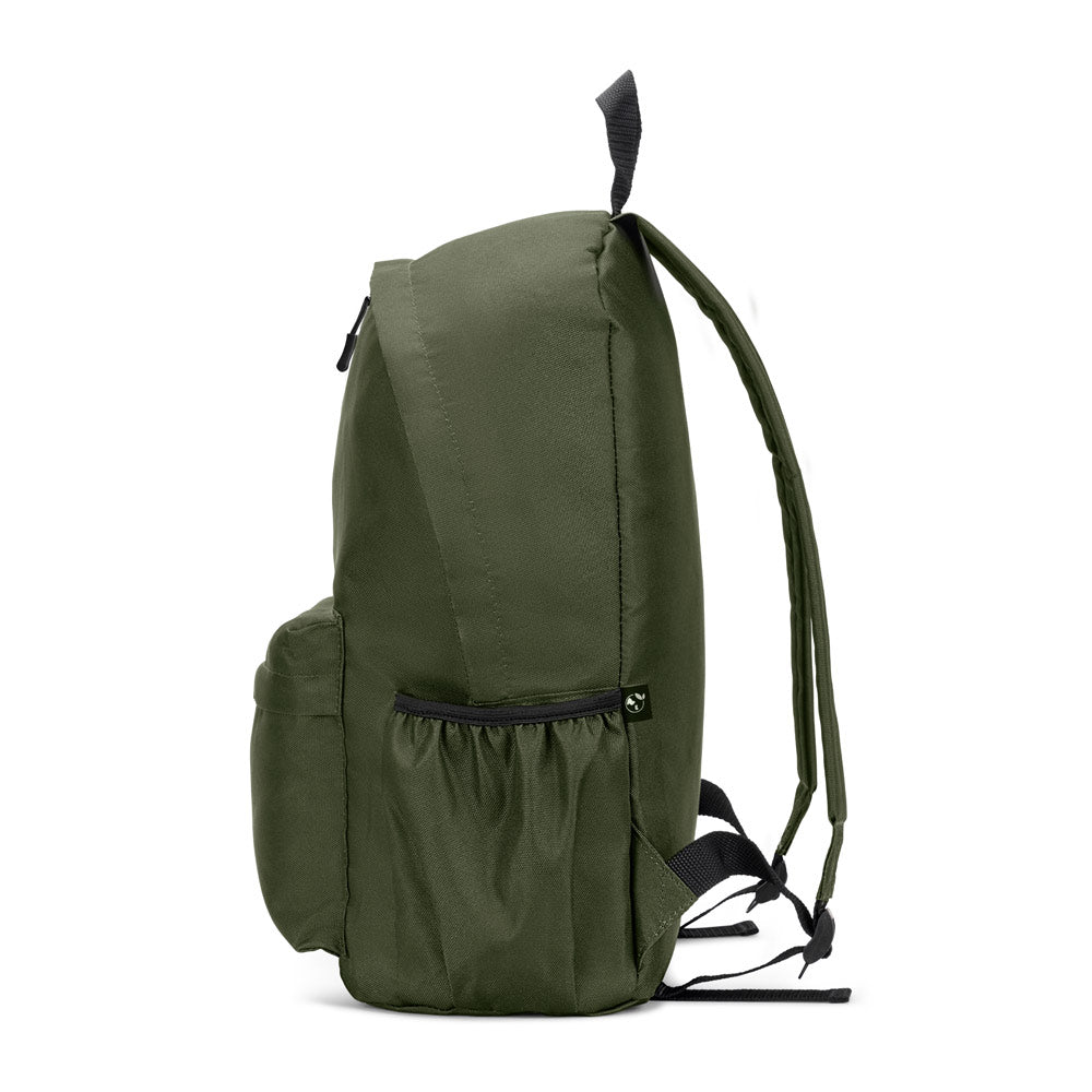 Rosario. Classic Backpack With A Timeless Design In 600D Recycled Polyester