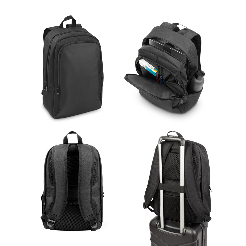 Drammen. Laptop Backpack In High-Density 600D Recycled Polyester