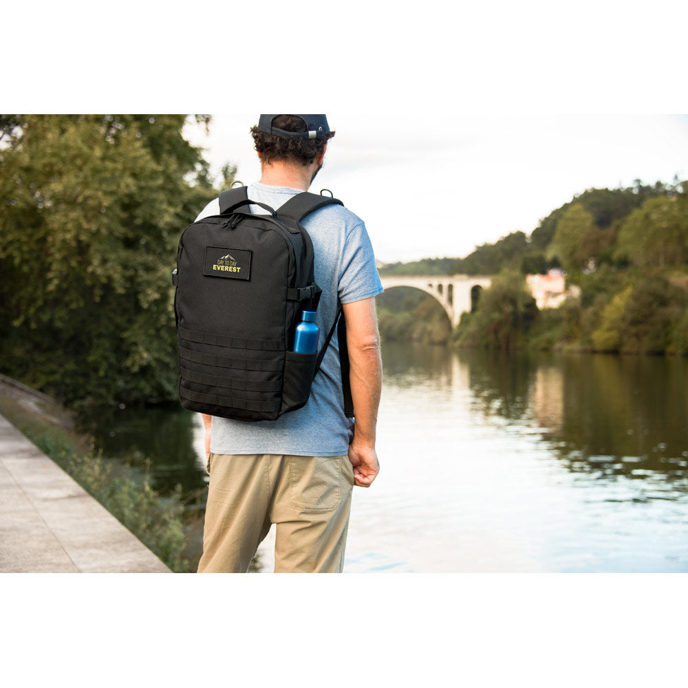 Edinburgh Bpack. 17'3" Military-Style Backpack In 600D, High-Density Recycled Polyester And Lining In 210D Recycled Polyester