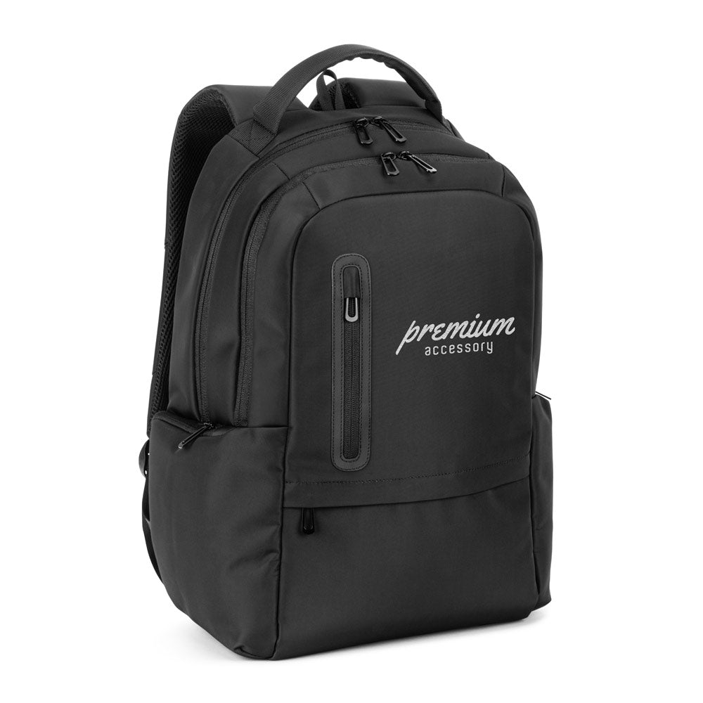 Boston Solid. 17" Laptop Rucksack Made From 150D Nylon With 2 Padded Compartments