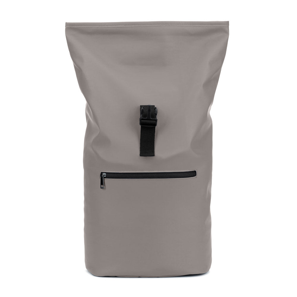 Portland. The Pu Roll Top Backpack With A 16" Laptop Pocket