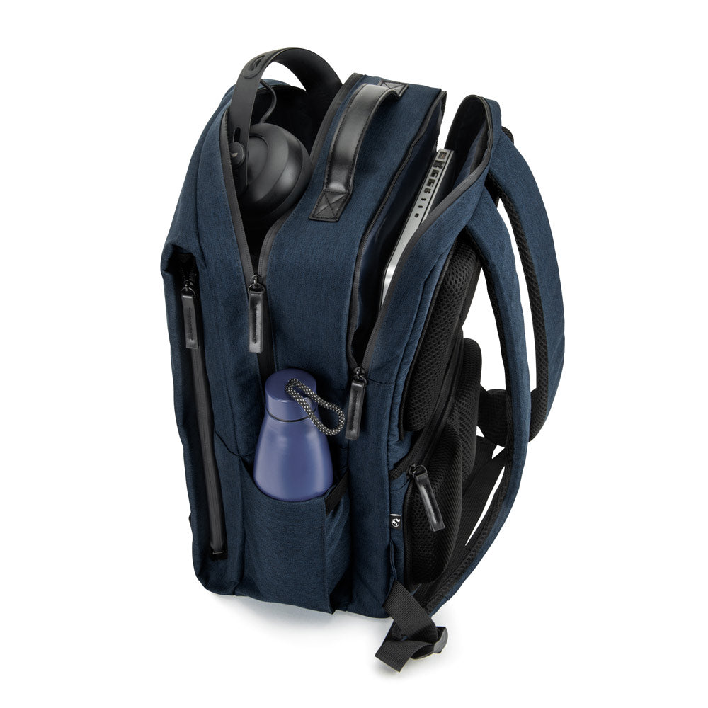 Glasgow. Laptop Rucksack (17") Made From High-Density 600D Recycled Polyester (20L)