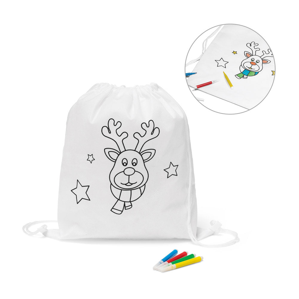Glencoe. Children's Colouring Drawstring Bag
