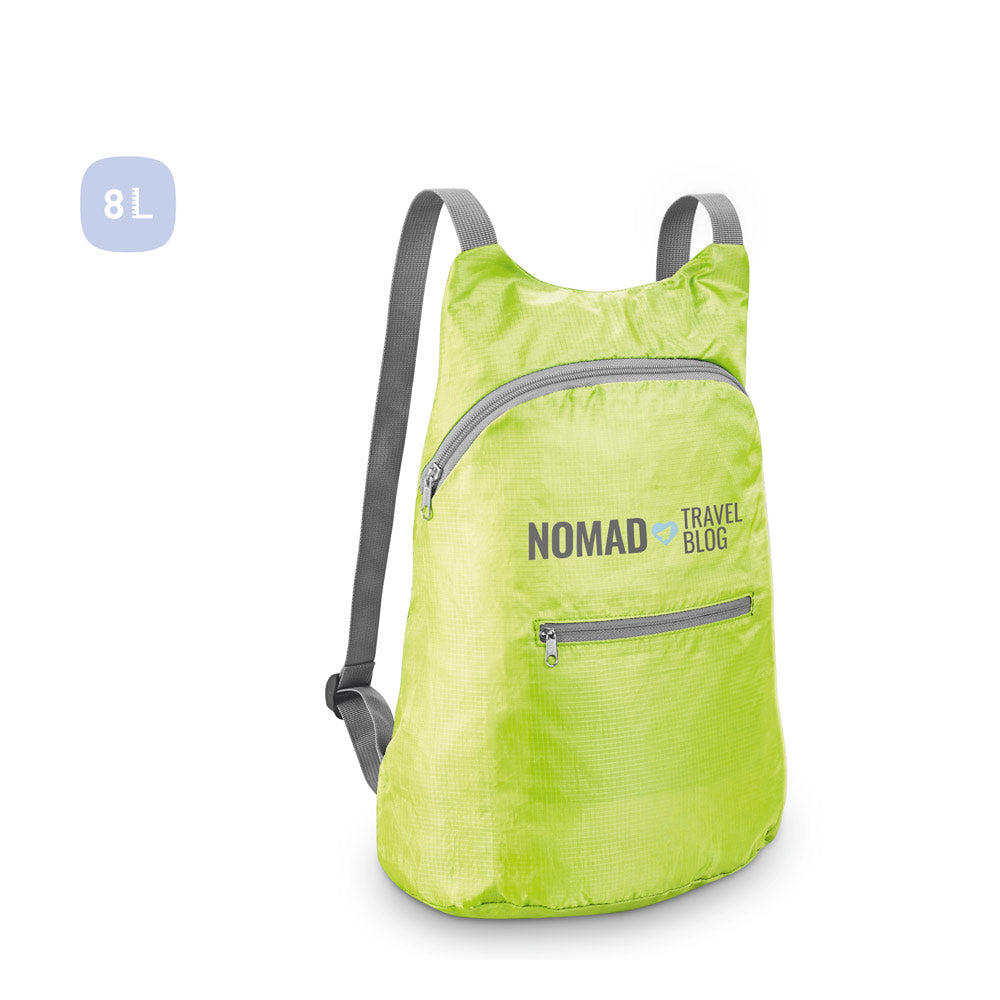 Barcelona. 210D Ripstop Polyester Foldable Backpack