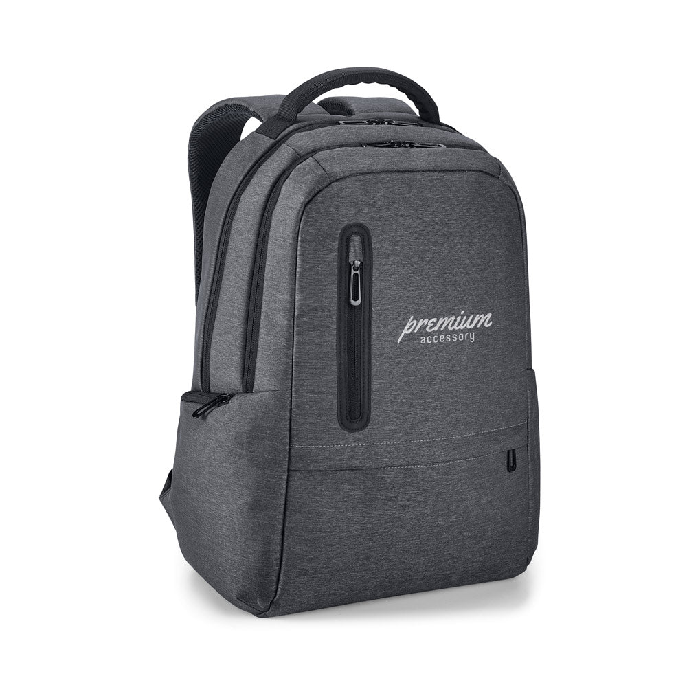 Boston. 17" Waterproof 2 Tone Nylon Laptop Backpack