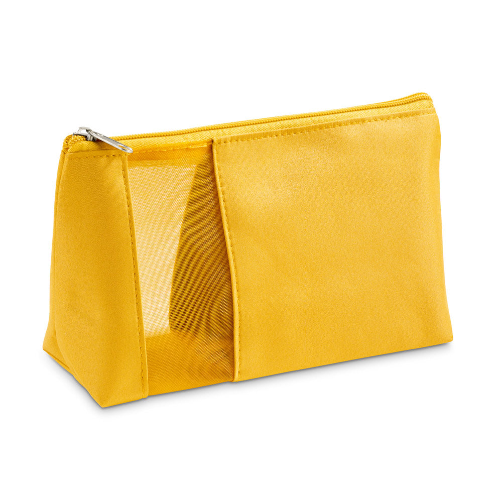 Annie. Microfibre And Mesh Cosmetic Bag