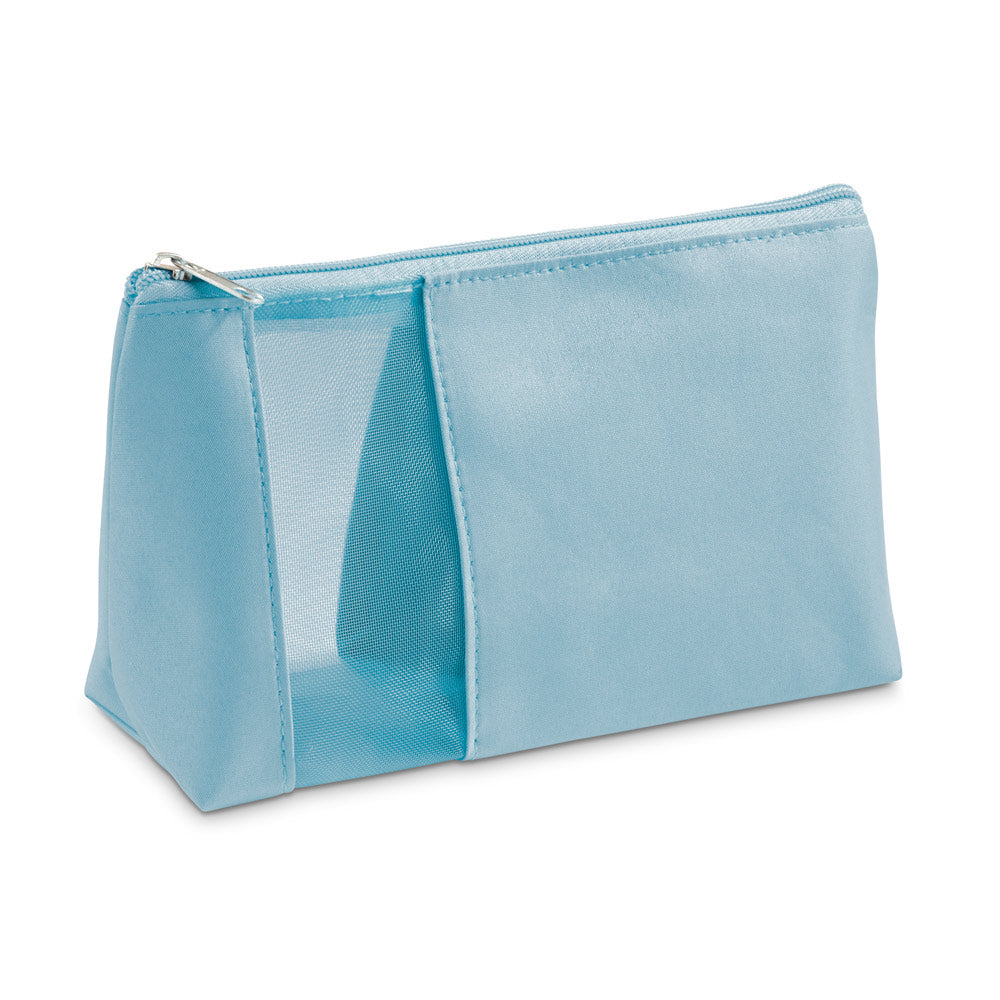 Annie. Microfibre And Mesh Cosmetic Bag