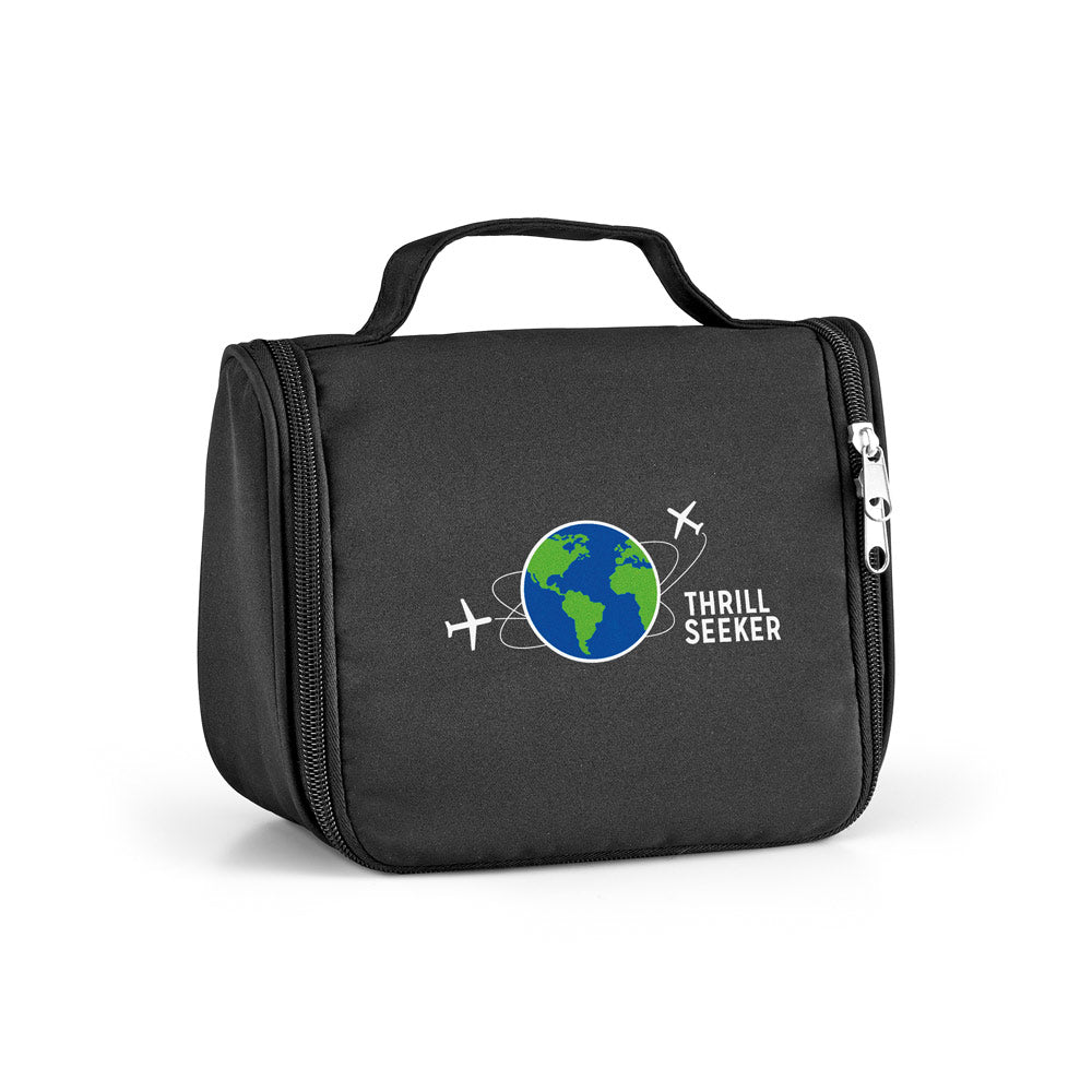 Willis. Microfibre Toiletry Bag With Several Pockets