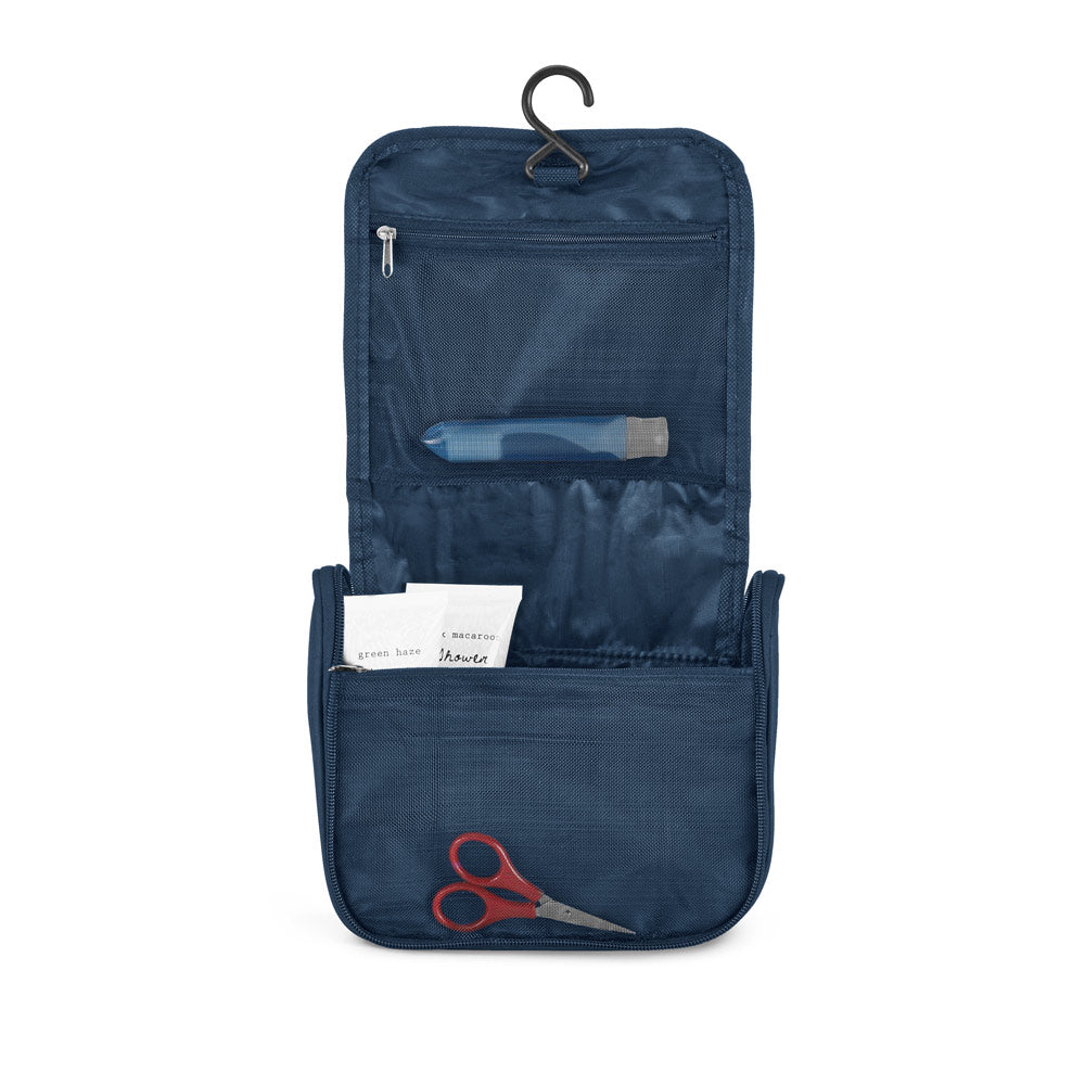 Willis. Microfibre Toiletry Bag With Several Pockets