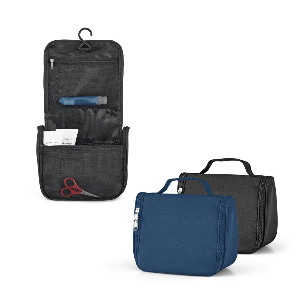 Willis. Microfibre Toiletry Bag With Several Pockets