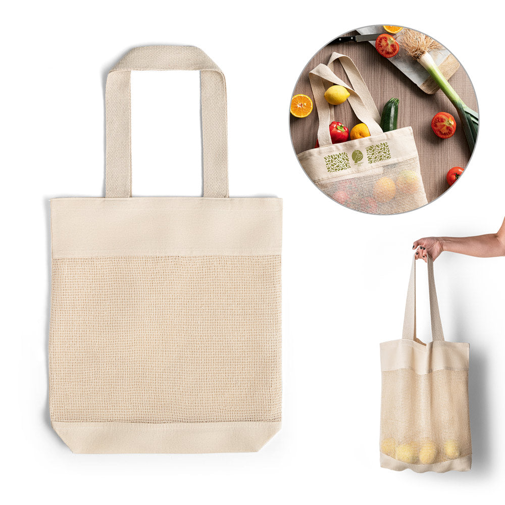 Mumbai. 100% Cotton Mesh Bag (180 G/M²)
