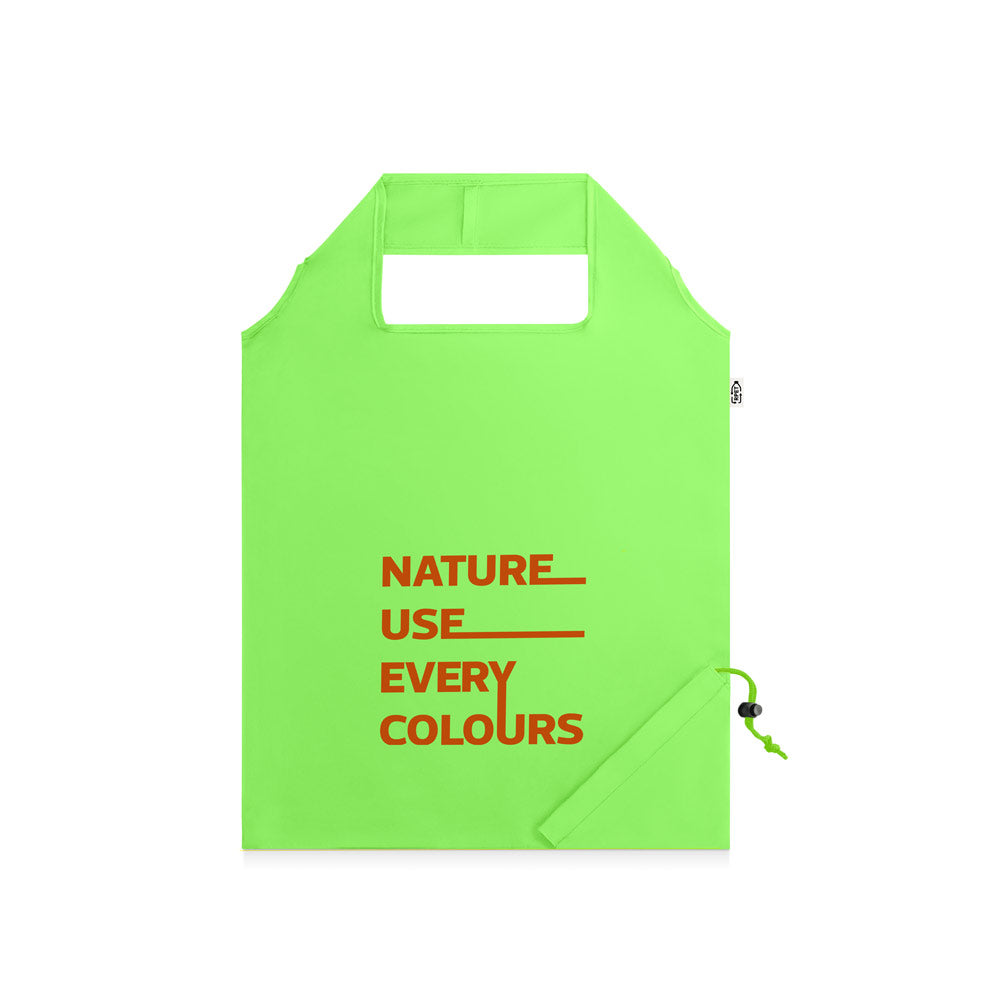 Beira. 190T Recycled Polyester (100% Rpet) Foldable Bag
