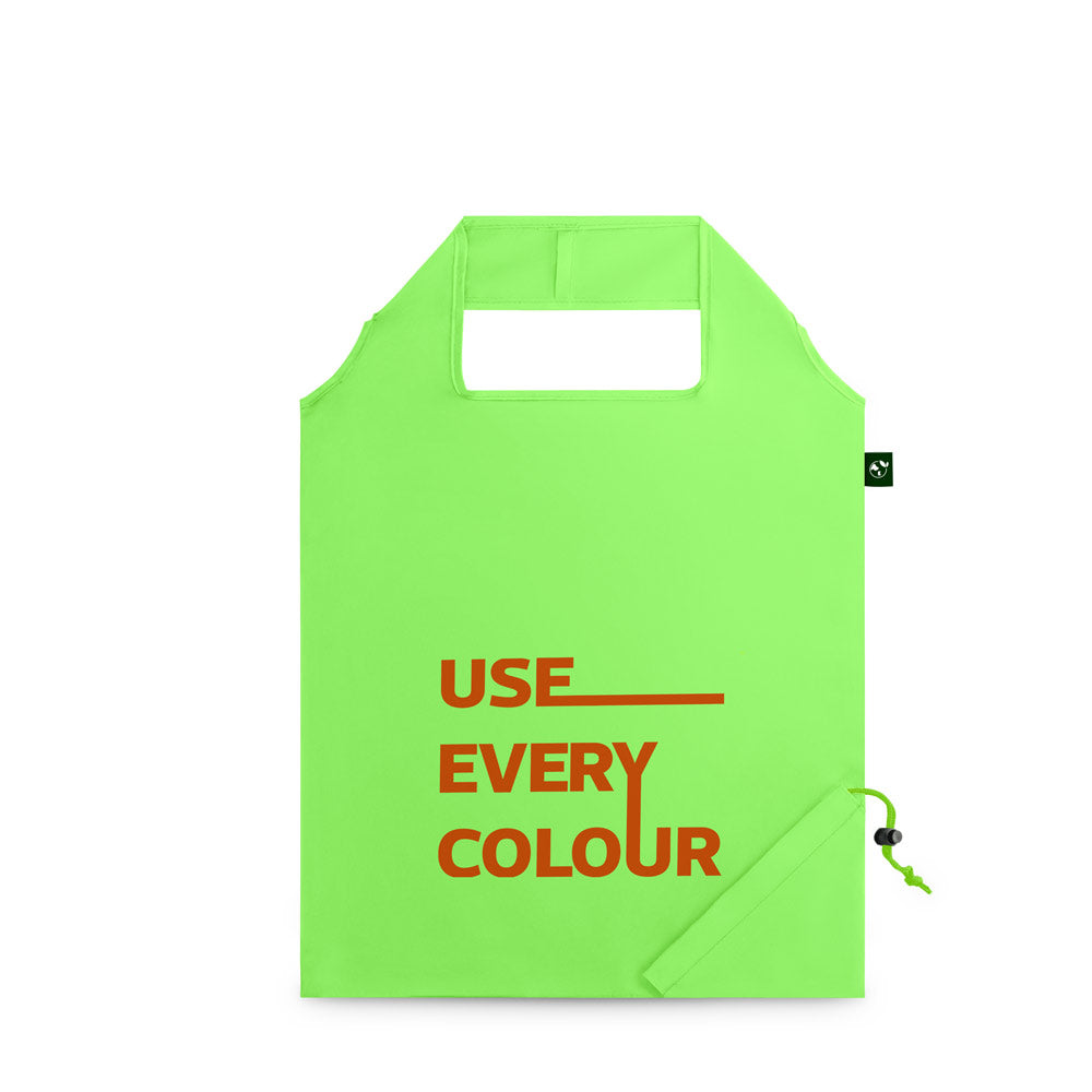 Beira. 190T Recycled Polyester (100% Rpet) Foldable Bag