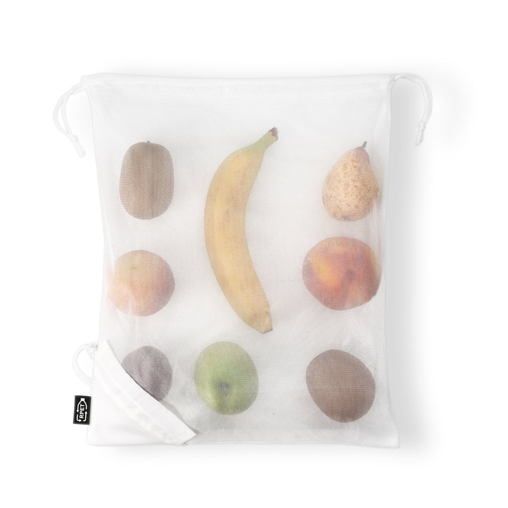 Bolzano. Foldable Bag Made Of Mesh And 190T Recycled Polyester (100% Rpet)