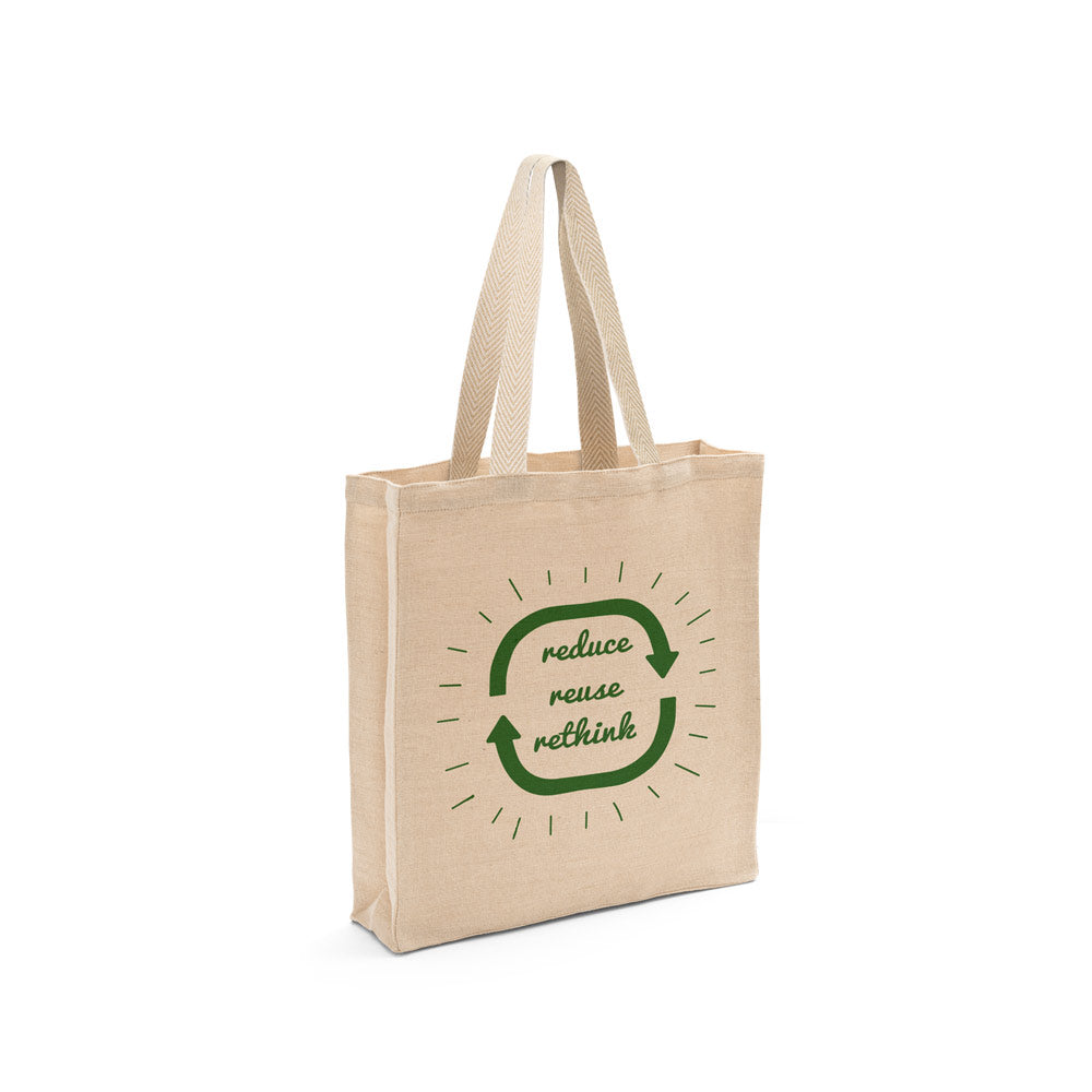 Padova. Juco Bag (275 G/M²) With Inner Pocket In 100% Cotton (120 G/M²)