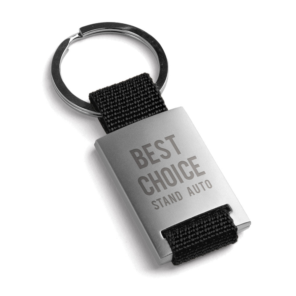 Gripitch. Metal And Webbing Keyring