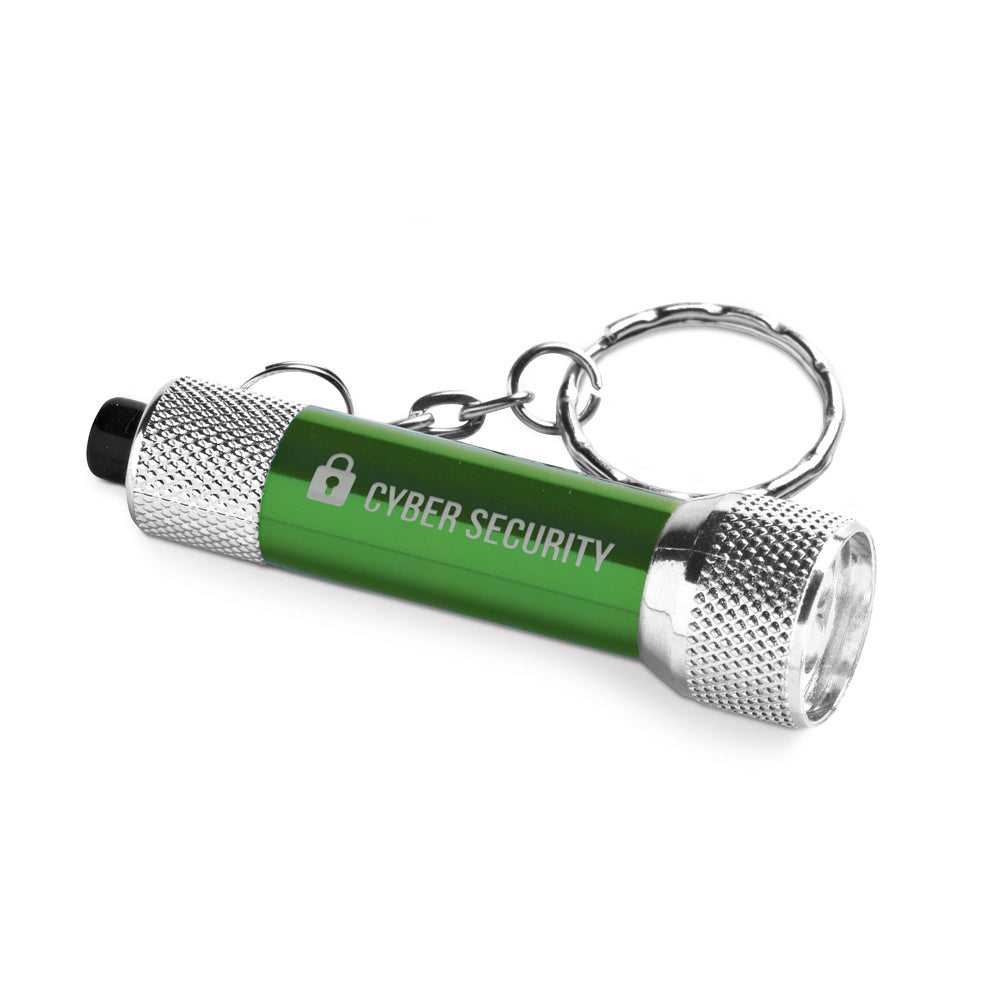 Lergan. Aluminium Keyring With A 3 Led Flashlight